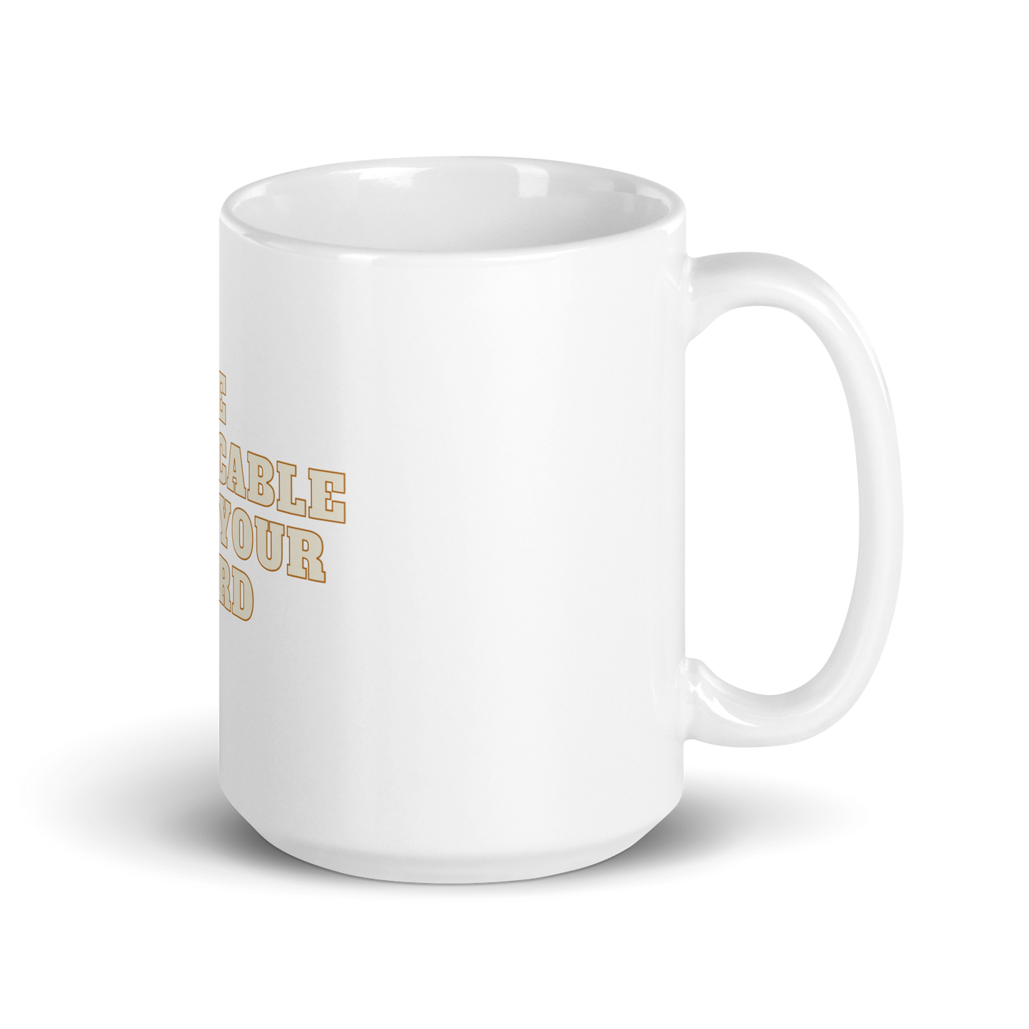 White Glossy Mug